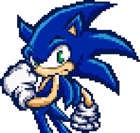 Sonic The Hedgehog Battle Pixel Art 2 By Andreirei In 2023 Pixel