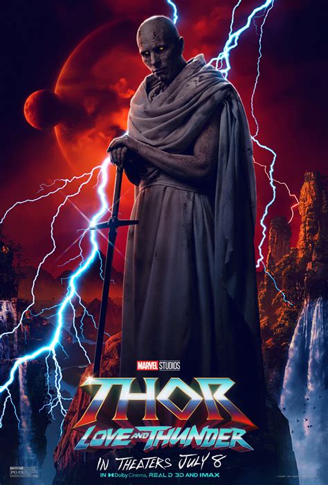 Gorr The God Butcher Thor Love And Thunder Character Poster Marvel Cinematic Universe