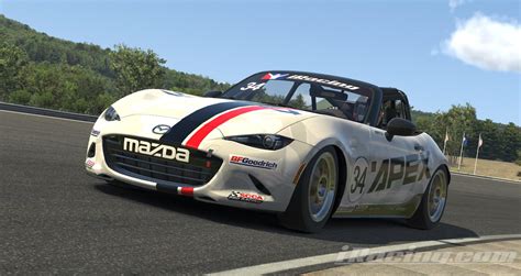 Global Mazda Mx 5 Cup Apex Design Livery By David M Trading Paints