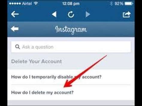 You can temporarily disable your account, or you can delete it completely. How to deactivate my Instagram account - YouTube