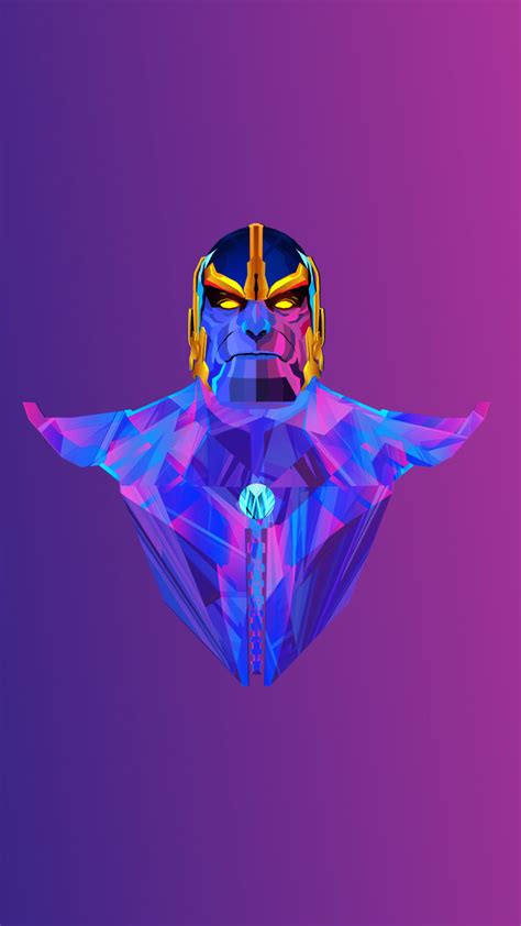 1080x1920 Thanos Colorful Minimalism Hd Artist Behance