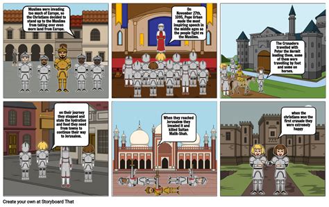 Crusades Comic Strip Storyboard By Bc Ab