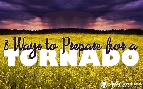 8 Ways To Prepare For A Tornado Molly Green