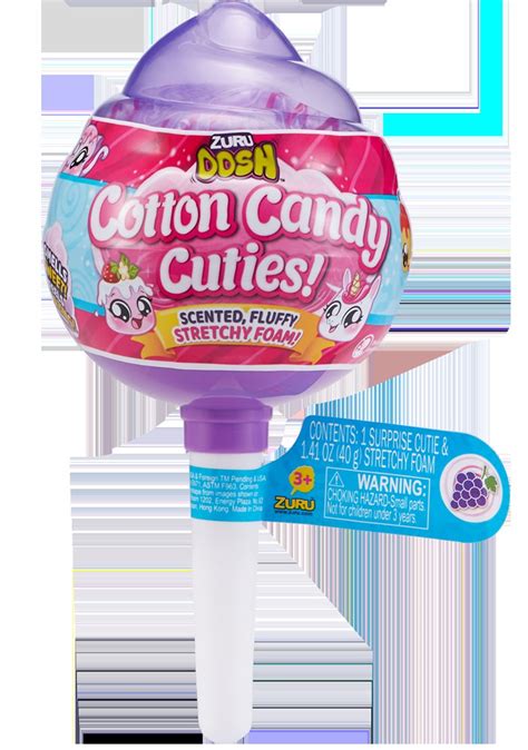 Zuru Toys Oosh Cotton Candy Cuties Stretchy Foam Series 1 Medium Pop
