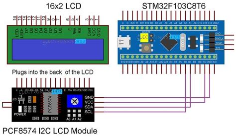 Interfacing I2c Lcd With Stm32f103c8t6 Stm32 I2c Lcd Tutorial Stm32