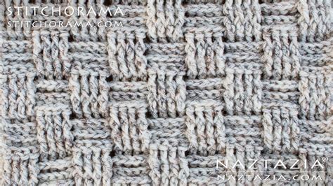 How To Crochet Basket Weave Stitch Diy Tutorial Stitchorama By