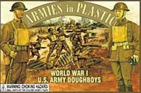 Armies In Plastic 5401 132 Wwi Us Army Doughboys Toy Soldiers