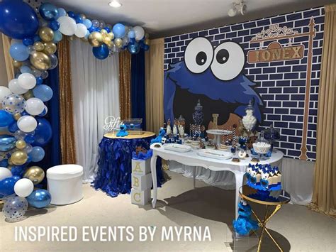 Cookie Monster Baby Shower Party Ideas In 2020 Monster