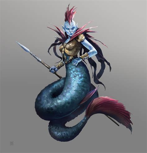 Artstation Mermay 2019 Mermaid Concept Character