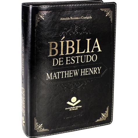 Bíblia De Estudo Matthew Henry Rc Livraria 100 Cristão