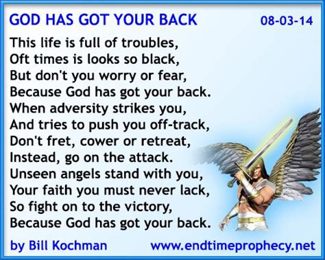 Poetry Bible Based Christian Poem By Bill Kochman God Has Got Your
