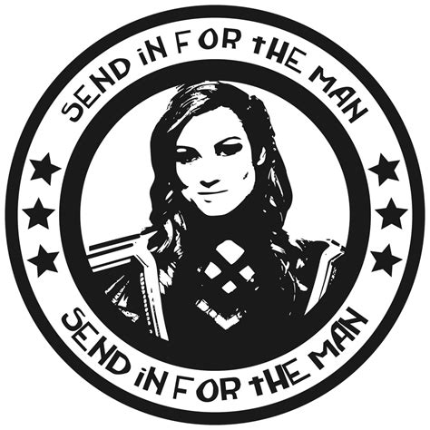 Send In For The Man Becky Lynch Logo By Darkvoidpictures On Deviantart