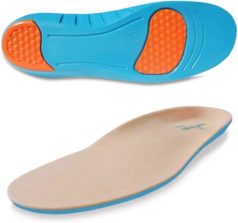 Footlogics Full Length Soft Orthotic Shoe Insoles With Gentle Arch Support For Arthritis And