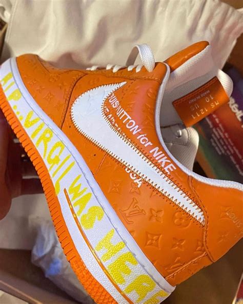 Louis Vuitton Off White Nike Air Force 1 Release Info