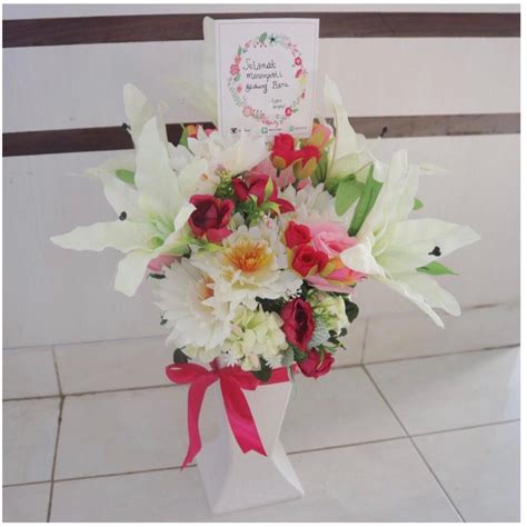 Jual Rangkaian Bunga Meja Artificial Bunga Palsu Shopee Indonesia