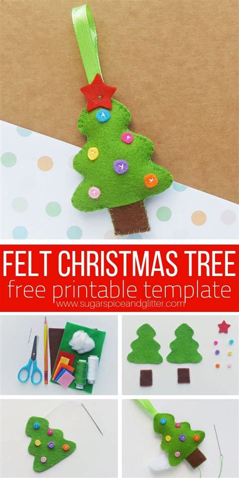Grab Our Free Sewing Template For This Felt Christmas Tree