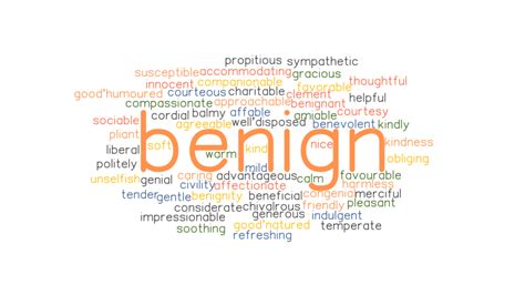 Benign Synonyms And Related Words What Is Another Word For Benign