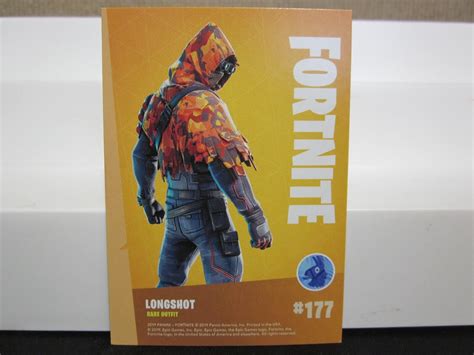 Panini Fortnite Longshot 177 Trading Cards Series 1 Card Rare Outfit