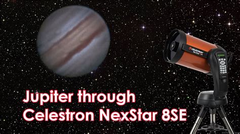 Jupiter Through Celestron Nexstar 8se Youtube