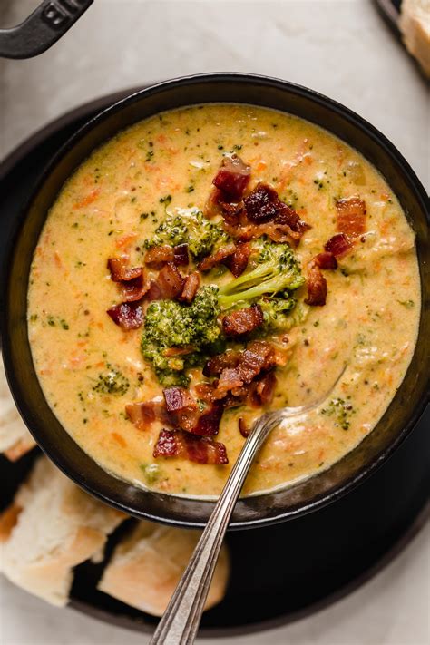 Click a star to add your vote. bacon beer cheese broccoli cheddar soup - Plays Well With ...