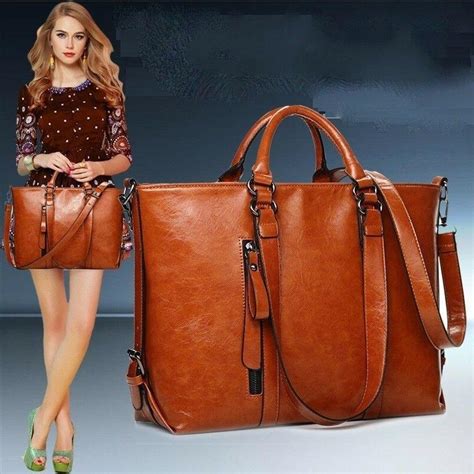 Luxurious Women Leather Bags Messenger bags Tote Handbags