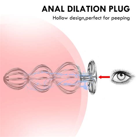 3 Size Anal Plug Hollow Stainless Steel Metal Butt Plug Prostate