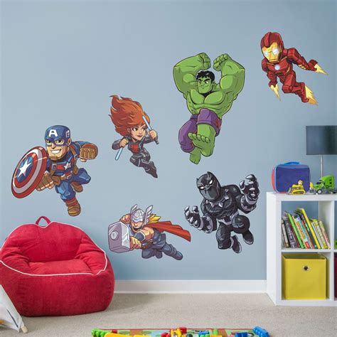 Wall Decals And Murals Hero Superheroes Wall Sticker Decor Comic Strip