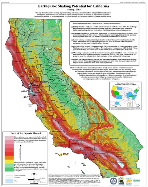 Usgs Earthquake Map California Nevada Topographic Map Of Usa With States