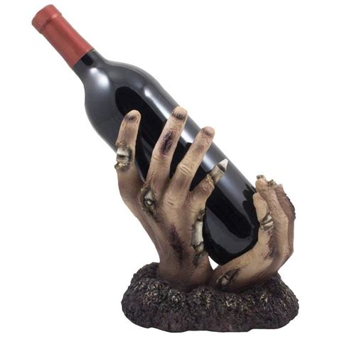 Zombie Rising Up From The Grave Wine Bottle Holder