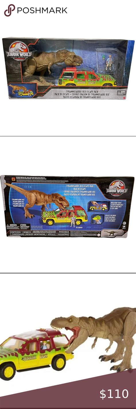 Jurassic Park Legacy Tyrannosaurus Rex Trex Ford Explorer Escape Chase