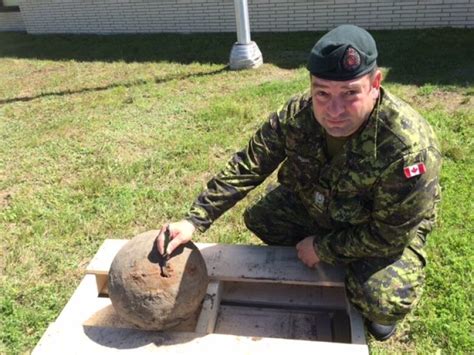 live cannonball from battle of the plains of abraham found in old quebec cbc news