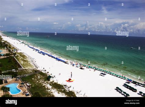 Destin Beach Florida Stock Photo Alamy