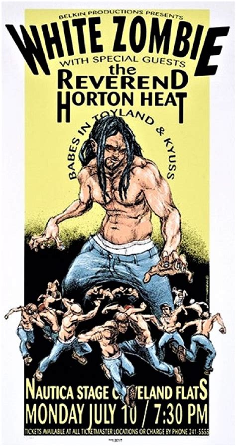 Poster White Zombie Concert 1995 Reverendo Horton Heat Babes Etsy