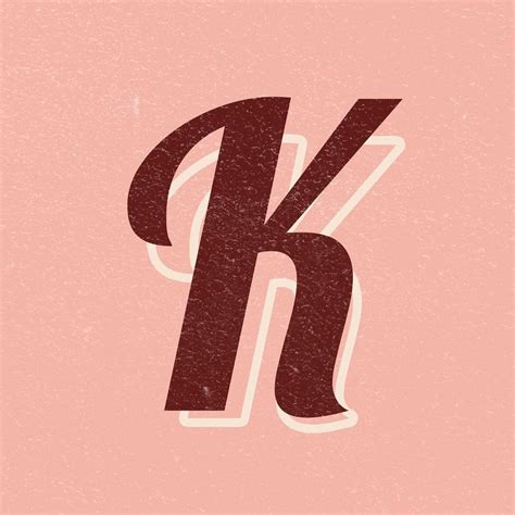 The Letter K Is Made Up Of Letters And Numbers