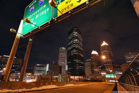 Nighttime Pittsburgh Photographs From January 2006 Pittsburghskyline