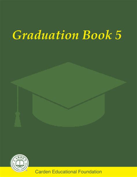 Graduation Book 5 The Carden Educational Foundation