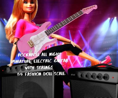 Miniature Electric Guitar Model Dollhouse Musical Etsy