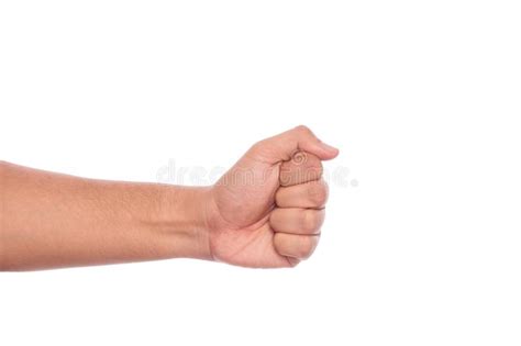 Male Clenched Fist Stock Image Image Of Symbol Finger 106769393