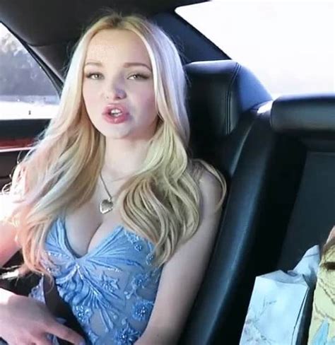 Dove Cameron Goes For A Ride So Do Her Jiggling Breasts Scrolller