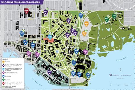 University Of Washington Seattle Campus Map Map