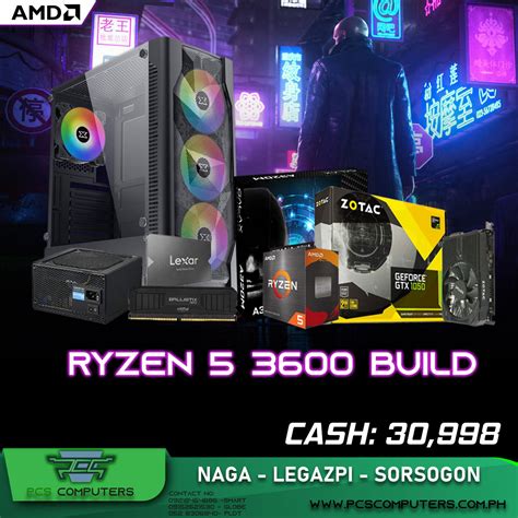 Ryzen 5 3600 Build 2 2022 Pcs Computers