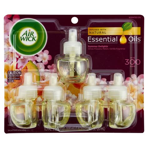 Air Wick® Scented Oil Refill Essential Oils™ Summer Delights White