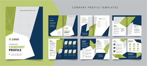 Template Of Technology Company Profile 20997829 Vector Art At Vecteezy