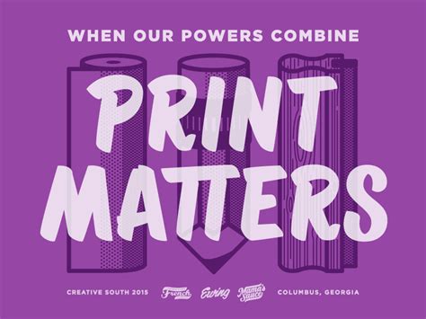Print Matters Creative South By Bob Ewing On Dribbble