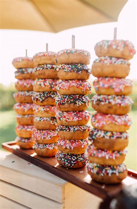 25 Wedding Donuts A Fun Alternative Wedding Dessert Ideas