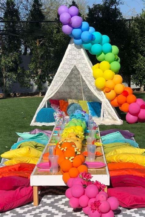 Picnic Party Birthday Party Ideas Photo 1 Of 4 In 2021 Colorful
