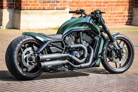 Harley Davidson V Rod Green Poison By Thunderbike Dark Kustom