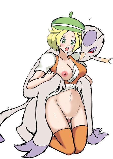 Rule 34 1girls Bianca Pokemon Blonde Hair Blush Breasts Breasts Out
