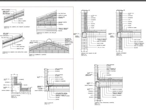 Reinforcement Roof And Slab Section Plan Autocad File Cadbull