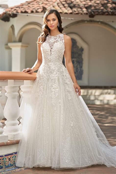 Modern / fashion champagne wedding dresses 2021 ball gown scoop neck beading sequins pearl lace flower appliques short sleeve backless royal train wedding. 21 Best Ball Gown Wedding Dresses in 2019 - Royal Wedding